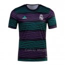 Maglia Prematch Real Madrid 2022 Verde e Purpura