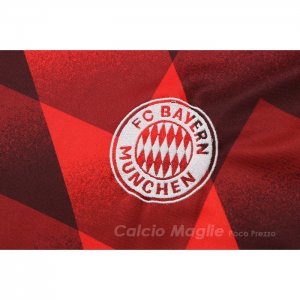 Tuta da Track Bayern Monaco Manica Corta 2022-2023 Rosso