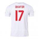 Maglia Svizzera Giocatore Okafor Away 2022