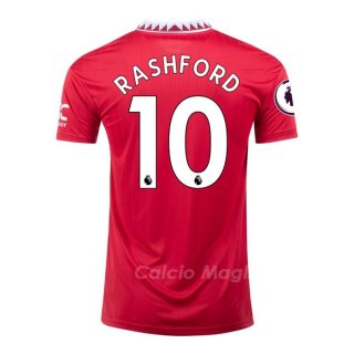 Maglia Manchester United Giocatore Rashford Home 2022-2023