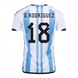 Maglia Argentina Giocatore G.rodriguez Home 2022
