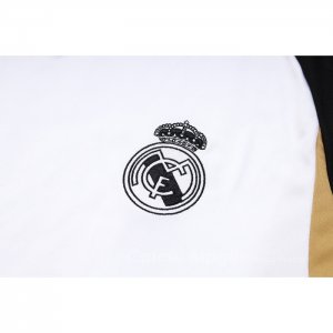 Tuta da Track Real Madrid Manica Corta 2023-2024 Bianco - Pantaloncini
