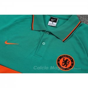 Maglia Polo Chelsea 2022-2023 Verde e Arancione