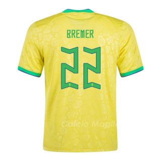Maglia Brasile Giocatore Bremer Home 2022