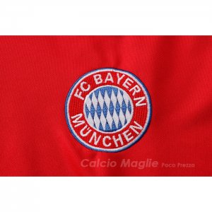 Tuta da Track Bayern Monaco Manica Corta 2021-2022 Rosso