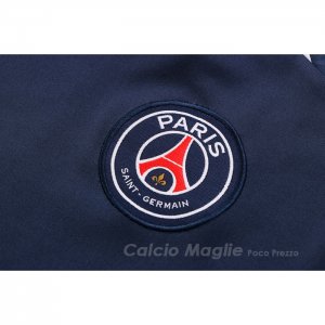 Tuta da Track Paris Saint-Germain Manica Corta 2022-2023 Blu - Pantaloncini