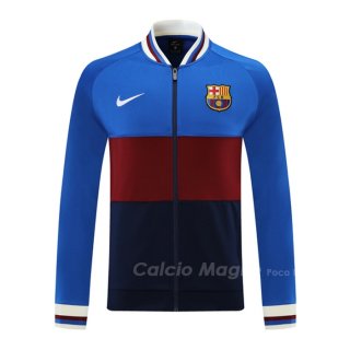 Giacca FC Barcellona 2021-22 Blu