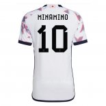 Maglia Giappone Giocatore Minamino Away 2022