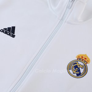 Tuta da Track di Giacca Real Madrid 2023-2024 Bianco