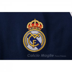 Tuta da Track Real Madrid Manica Corta 2021-2022 Blu