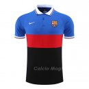 Maglia Polo FC Barcellona 2022-2023 Blu Rosso Nero