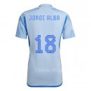 Maglia Spagna Giocatore Jordi Alba Away 2022