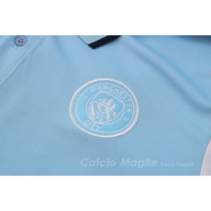 Polo Manchester City 2021-2022 Blu