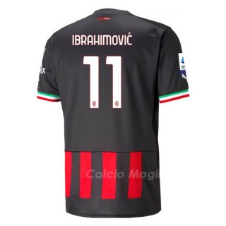 Maglia Milan Giocatore Ibrahimovic Home 2022-2023