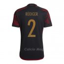 Maglia Germania Giocatore Rudiger Away 2022