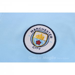 Maglia Polo Manchester City 2022-2023 Blu
