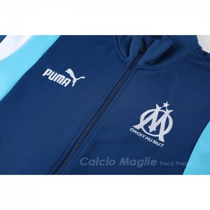 Giacca Olympique Marsiglia 2023-2024 Blu